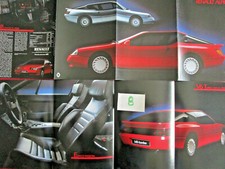 B / RENAULT ALPINE  V6 turbo et V6 GT / dépliant millésime 1985