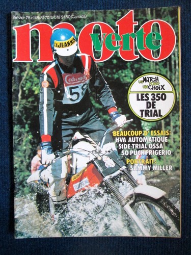 Moto verte essai 350 trial - verte,
