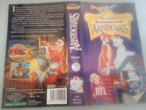 Jaquette vhs walt disney - walt, les