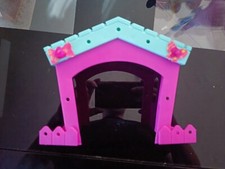 Pink and Blue Hard Plastic Home Gantry Toy Set