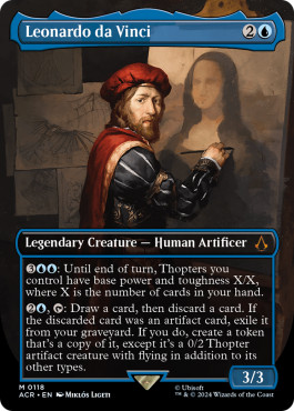 Magic mtg léonard de - mtg, vinci