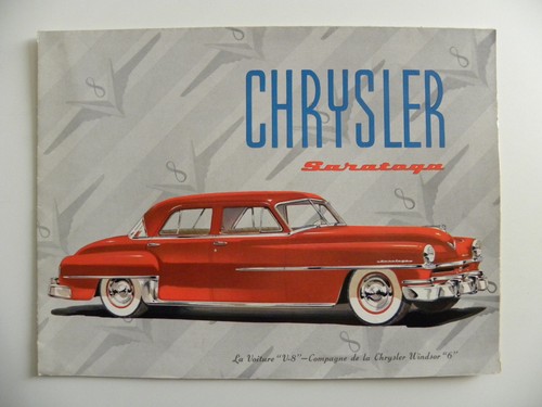 Brochure chrysler saratoga - saratoga, de