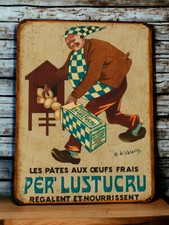 Plaque métal Lustucru