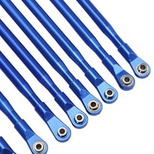 RC Rod Link Linkage Set Pull Rod With Sway Bar Aluminum For Axial SCX6 JLU 1/6