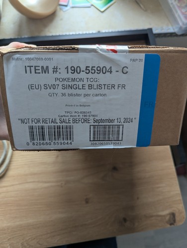 Case scellée ev07 blisters - case, 36