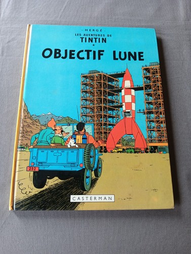 Tintin objectif lune - bd,