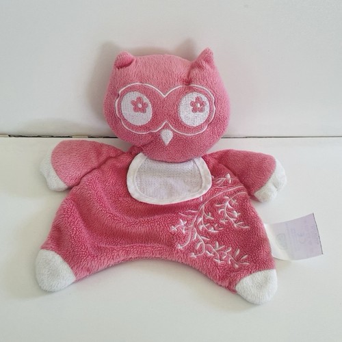 Doudou plat chouette hibou - chouette,