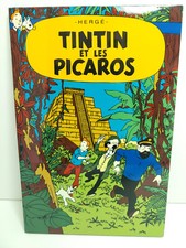 Tableau en bois laqué -  Tintin et Les Picaros
