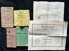 WWI German Original Soldbuch Uffz RUSSACK - Father & Son - Eastern Front