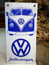Plaque émaillée VW VOLKSWAGEN COMBI Enamel Sign no Fiat Ford Renault