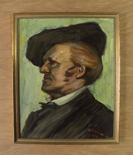Peinture huile allemande - à,