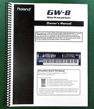 Roland GW-8 Owner's