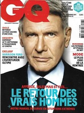 GQ n°43 septembre 2011  Harrison Ford/ Bear Grylls/ Vrais hommes/ 11 septembre