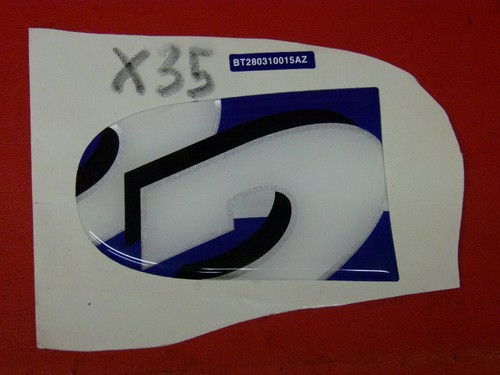 Autocollant selle bleu - autocollant, de