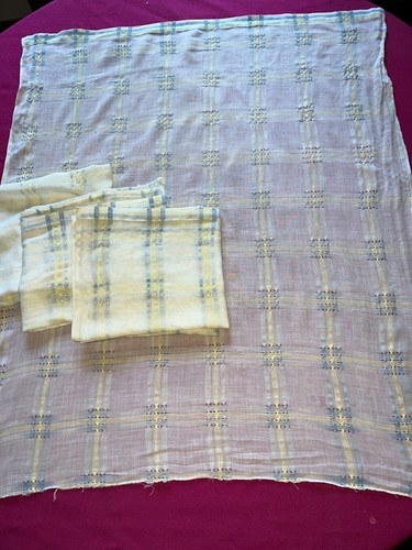 Rideaux voile de coton - 4, en
