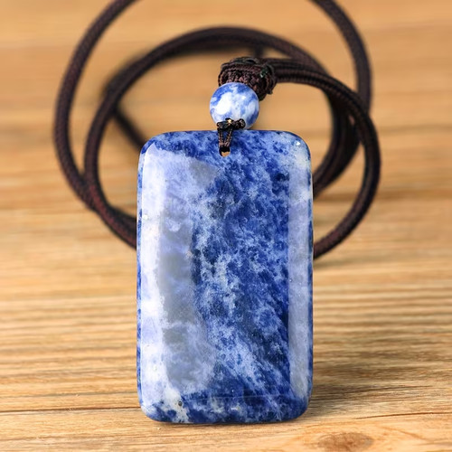 Pendentif sodalite 5cm - sodalite,