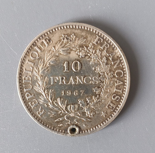 Piece francs hercule en - francs,
