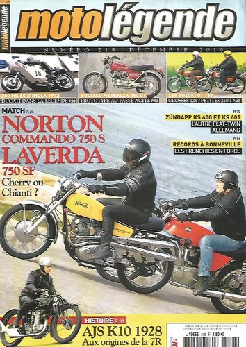 Moto legende 218 norton - n°218,