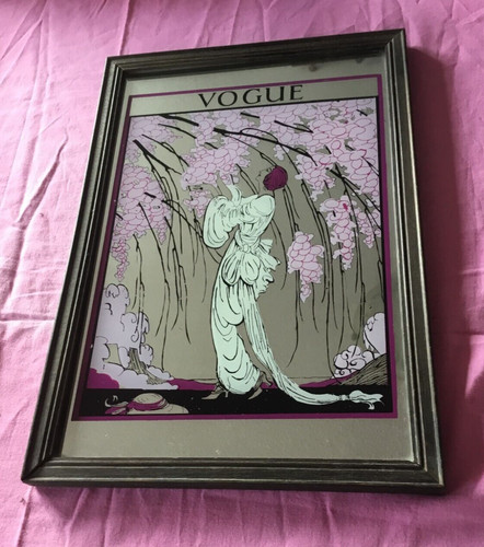 Miroir publicitaire vogue - vogue, art