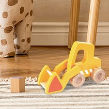 Chariot élévateur en bois pour bébé, jouet de développement, jouet de