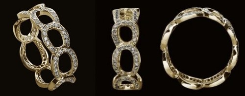 Diamant unique bague - -, anneau