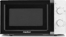MEDION MD 11475 Noir et blanc Four micro onde 20L - 700W - Plateau 24.5cm