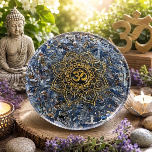 Plateau orgonite cyanite 13 - orgonite,