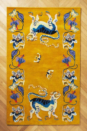 Tapis design laine - design, en