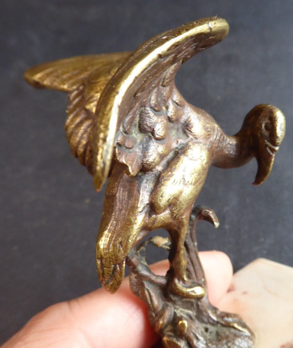 Sculpture vautour bronze - vautour, en