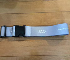 Audi Novelty Luggage Belt Travel Belt Suitcase Strap Gray Unused Opened