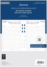 Filofax Agenda 2026, format A5, multicolore, 1 jour par page, en allemand 