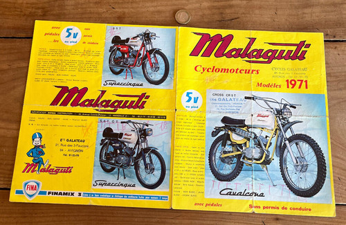 Brochure moto n284 malaguti - moto,