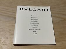 Folleto Booklet - BULGARI -