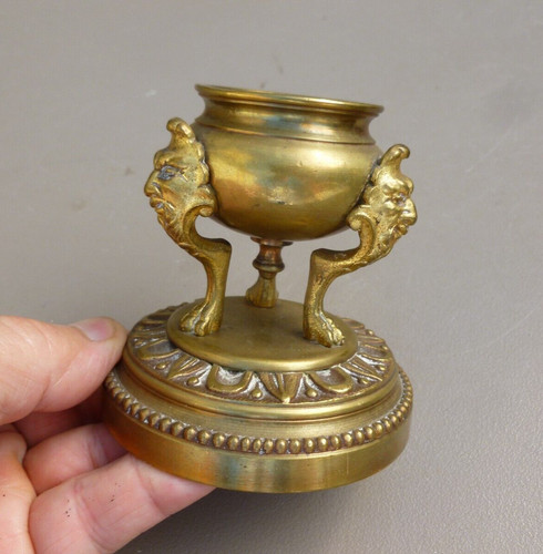 Petit pot bronze encrier - pot,