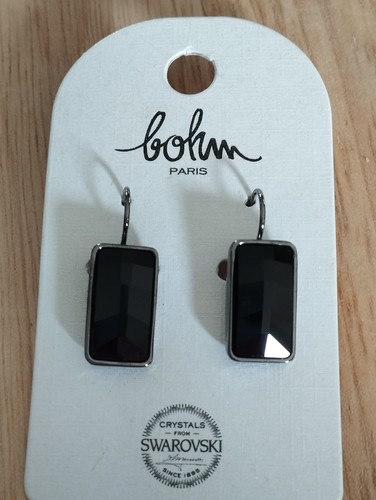 Boucles oreilles rectangle - boucles,