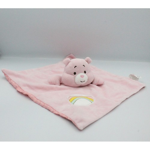Doudou plat ours rose