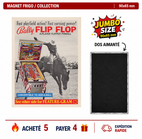 Magnet frigo flip flop me - magnet,
