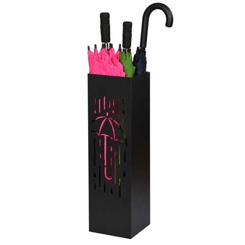 Porte parapluie métal - , noir