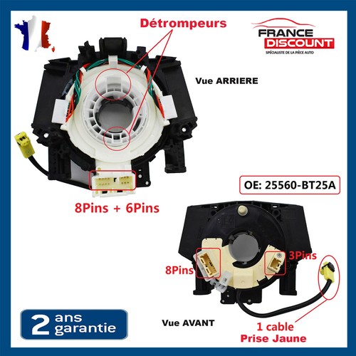 Contacteur tournant ressort - contacteur,