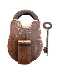 Très rare serrure à 8