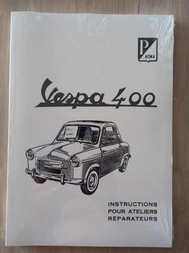 Vespa 400 manuel - vespa,