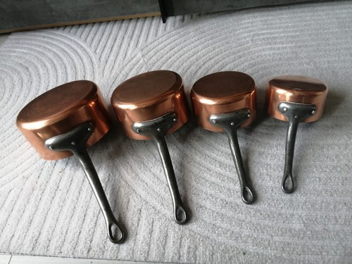 Lot casseroles cuivre - lot,