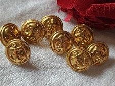 Lot 8 boutons vintage en