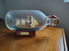 Maquette Bateau En Bouteille Goélette Saint Tropez