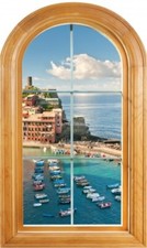 Sticker Fenêtre trompe l'oeil