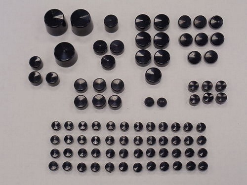 Assortiment caches vis noir - assortiment,