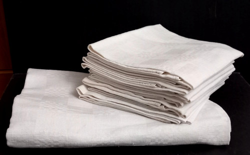 Nappe ancienne coton - nappe,