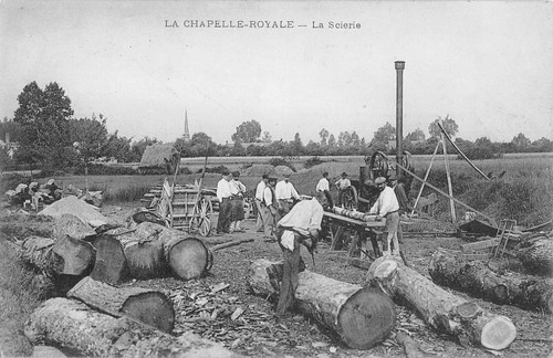 Cpa chapelle royale la - 28,