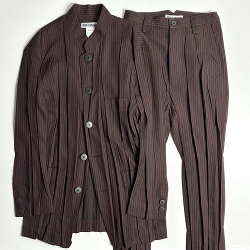 Ensemble costume plissé issey - ensemble,