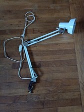 Lampe d'Architecte Vintage années 90. Blanche. Fonctionne.